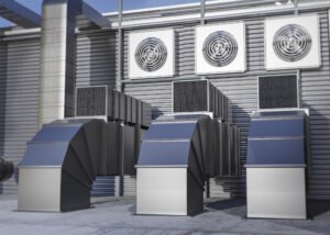 3d-rendering-ventilation-system Heat Exchanger