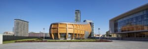 Panoramic view of business district Garibaldi