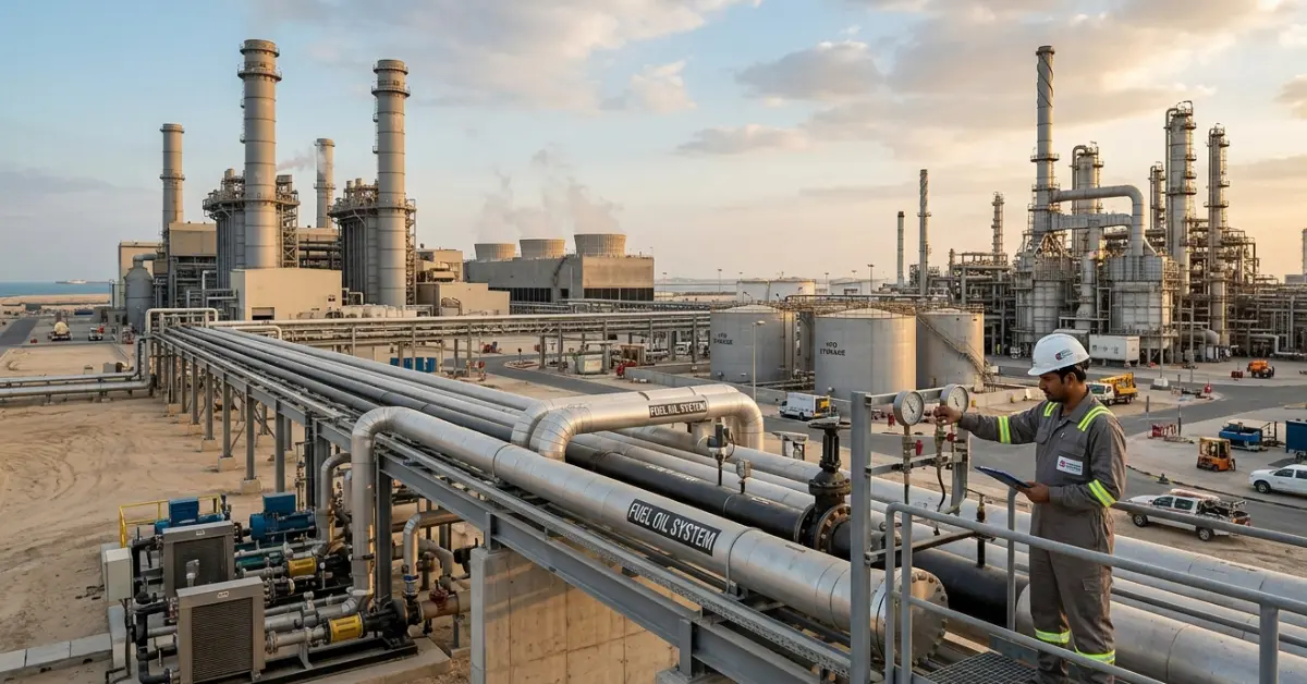 fuel oil system companies in the uae for power plants