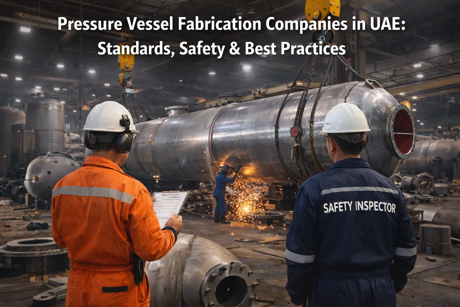 pressure vessel fabrication companies in uae- standards, safety & best practices