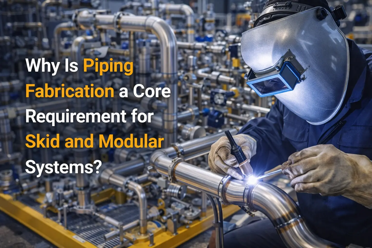 why is piping fabrication a core requirement for skid and modular systems